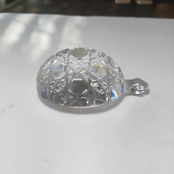 Turtle Paperweight by Waterford, Ireland. Crystal Figure Faceted and Per… - Picture 6 of 12